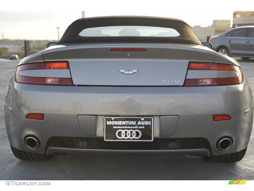 2008 V8 Vantage Roadster - Tungsten Silver / Obsidian Black photo #7