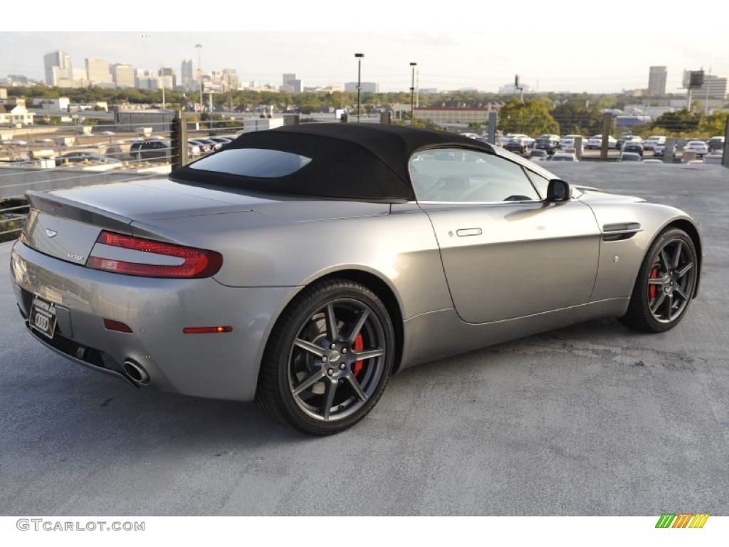 2008 V8 Vantage Roadster - Tungsten Silver / Obsidian Black photo #8