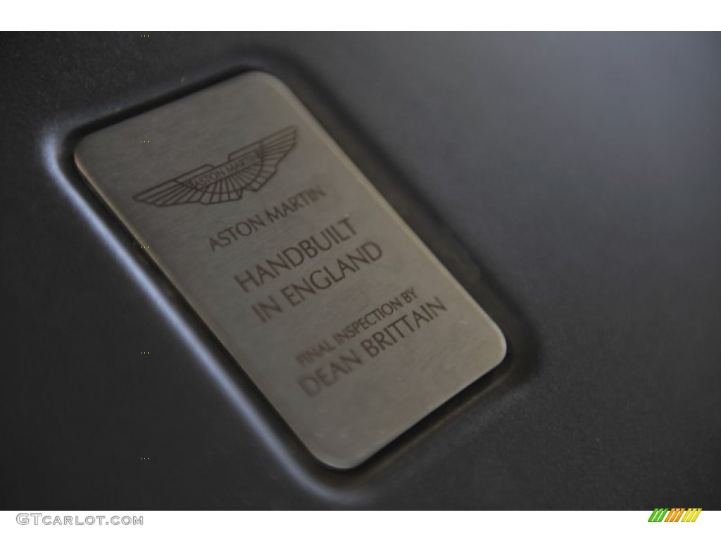 2008 Aston Martin V8 Vantage Roadster Info Tag Photo #56486253