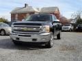 2012 Black Chevrolet Silverado 1500 LT Extended Cab 4x4  photo #2