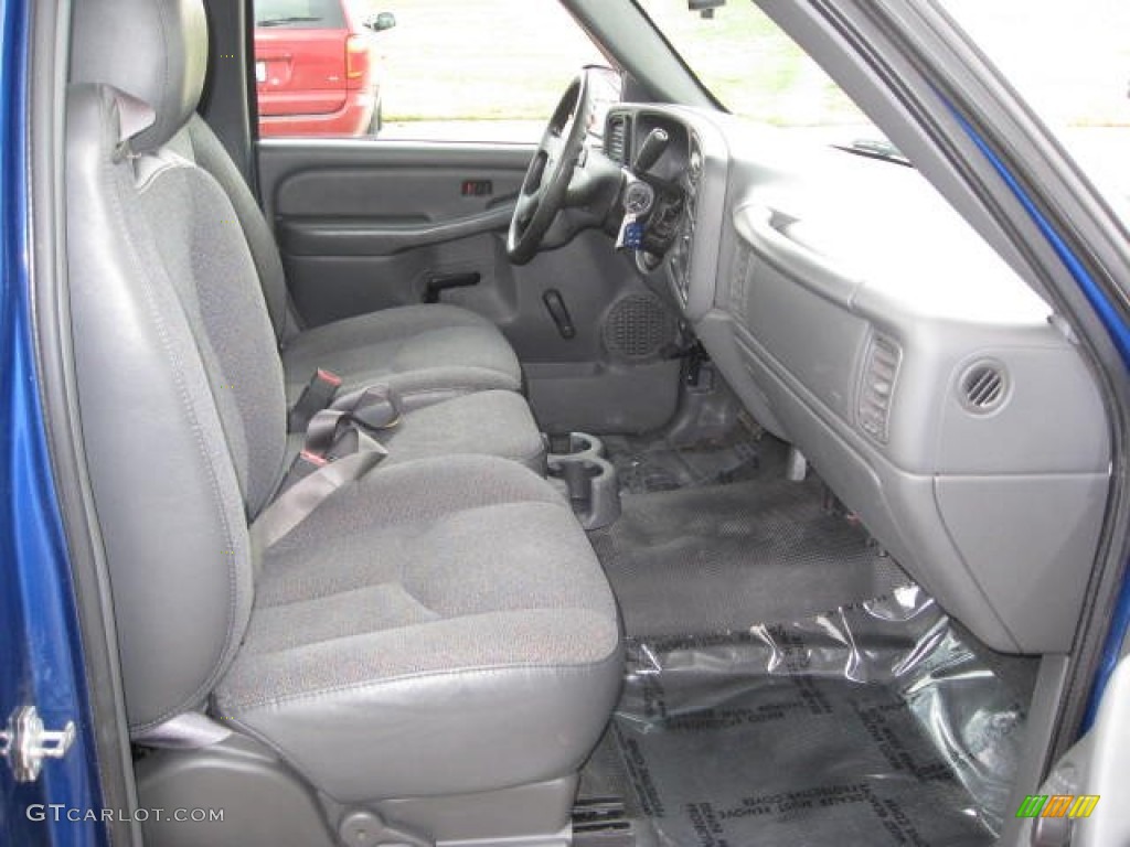 2004 Sierra 1500 Regular Cab - Marine Blue Metallic / Dark Pewter photo #9