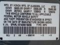 G501M: Granite Green Metallic 2002 Honda Odyssey EX-L Color Code