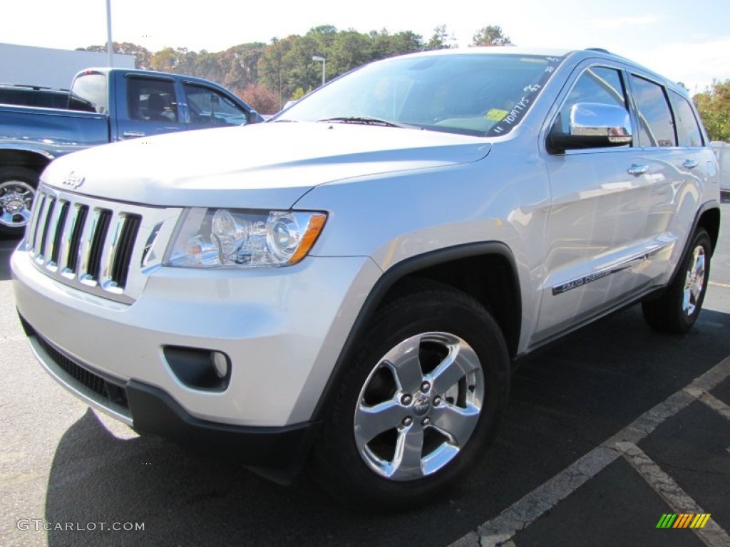 2011 Grand Cherokee Limited - Bright Silver Metallic / Black photo #1