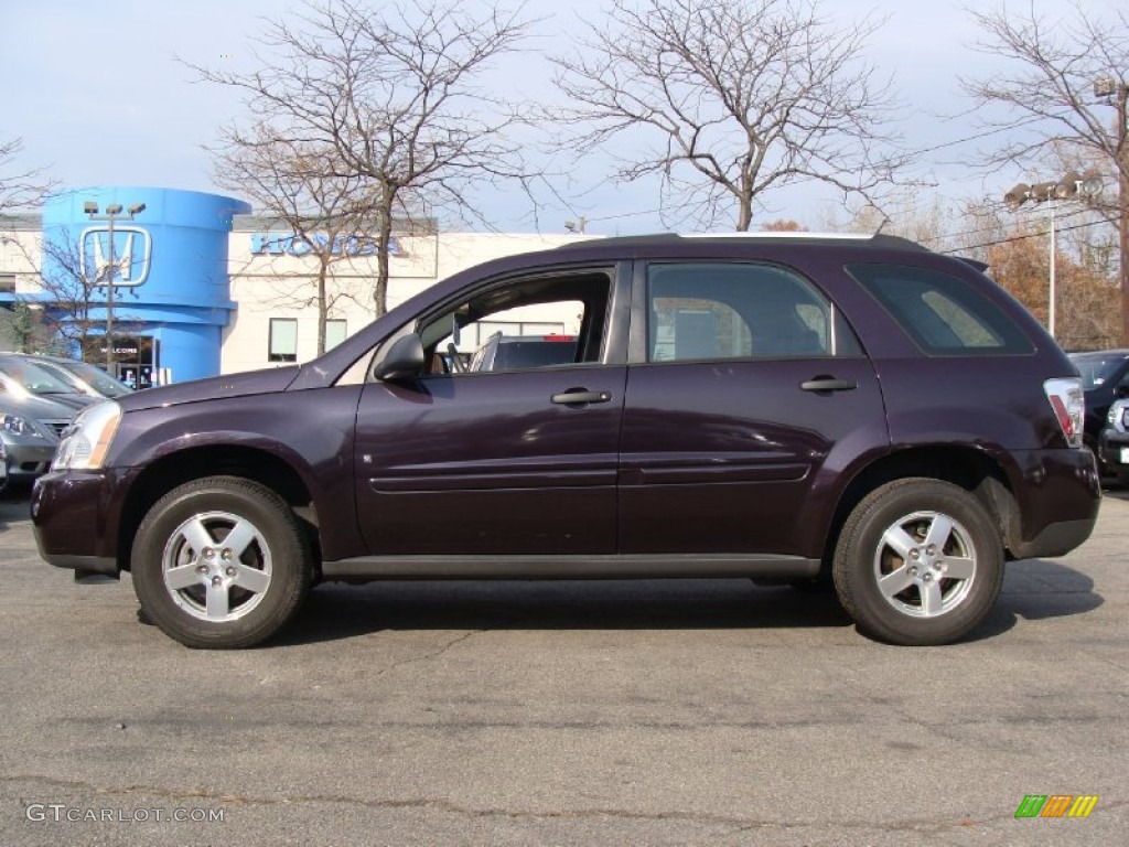 2007 Equinox LS - Black Amethyst Metallic / Dark Gray photo #1