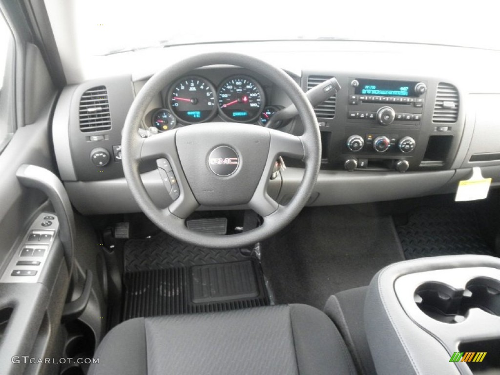 2012 GMC Sierra 1500 SL Extended Cab Dark Titanium Dashboard Photo #56489544