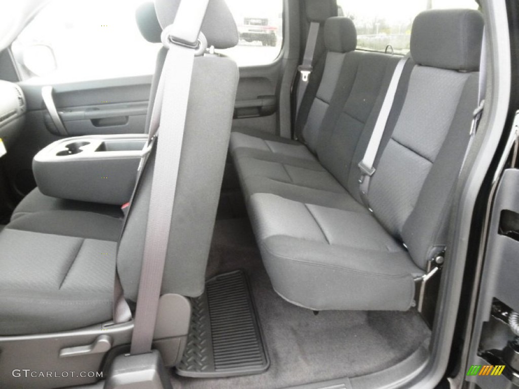 Dark Titanium Interior 2012 GMC Sierra 1500 SL Extended Cab Photo #56489553