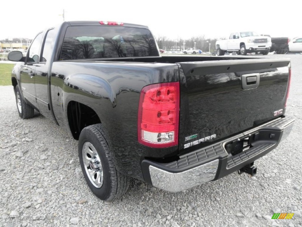 Onyx Black 2012 GMC Sierra 1500 SL Extended Cab Exterior Photo #56489563