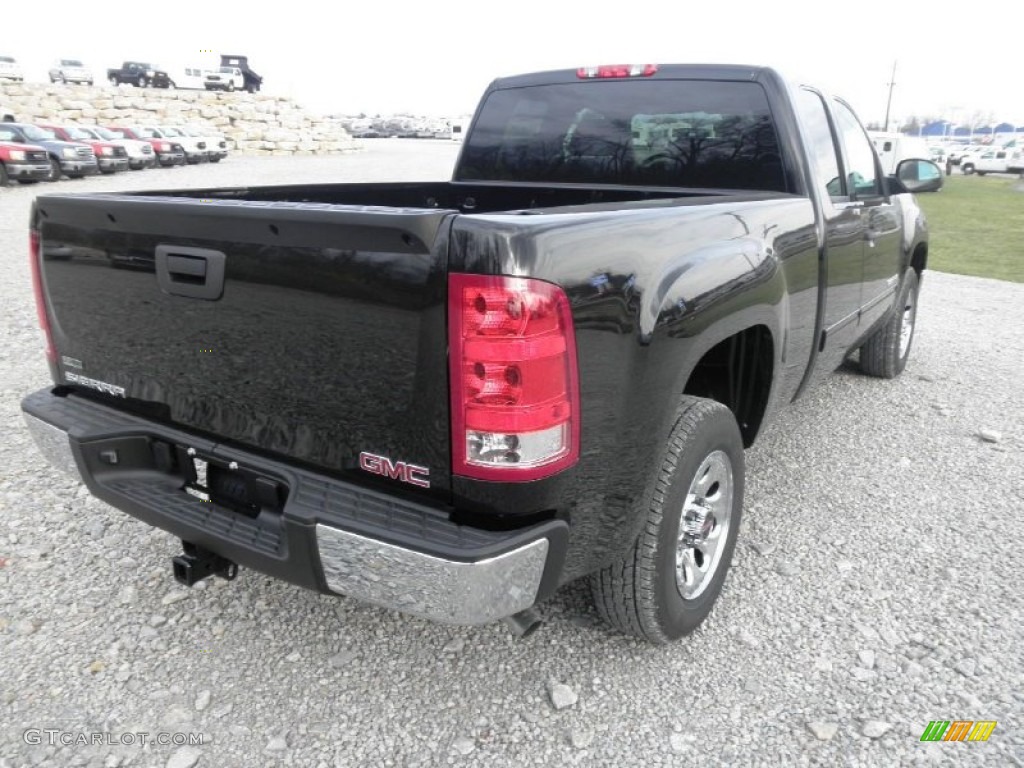 Onyx Black 2012 GMC Sierra 1500 SL Extended Cab Exterior Photo #56489574
