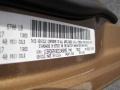 PUS: Saddle Brown Pearl 2012 Dodge Ram 1500 ST Quad Cab Color Code