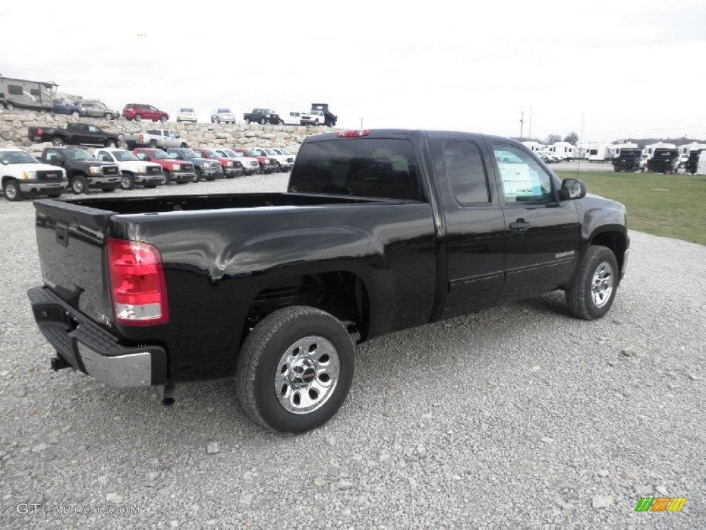 Onyx Black 2012 GMC Sierra 1500 SL Extended Cab Exterior Photo #56489616