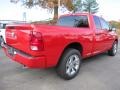 2012 Flame Red Dodge Ram 1500 Express Quad Cab  photo #3