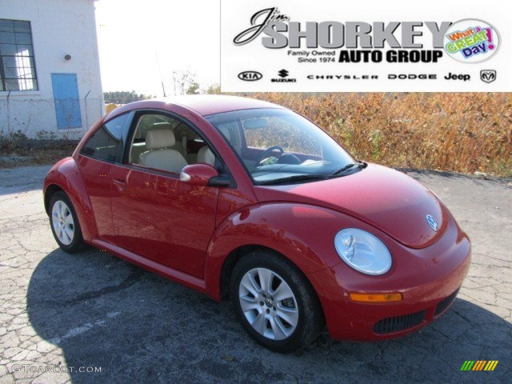 2008 New Beetle S Coupe - Salsa Red / Black photo #1