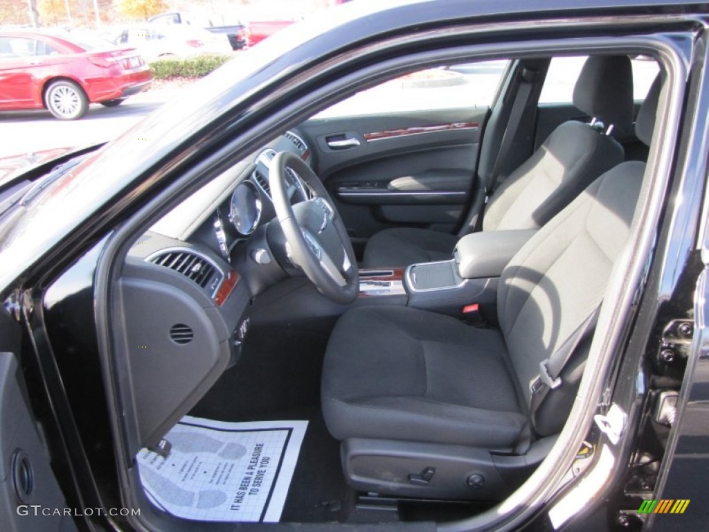 Black Interior 2012 Chrysler 300 Standard 300 Model Photo #56490599