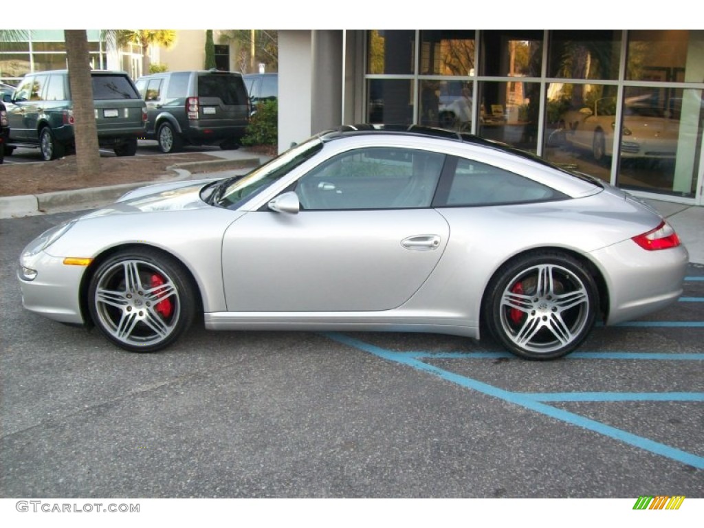 Arctic Silver Metallic 2008 Porsche 911 Targa 4S Exterior Photo #56492253