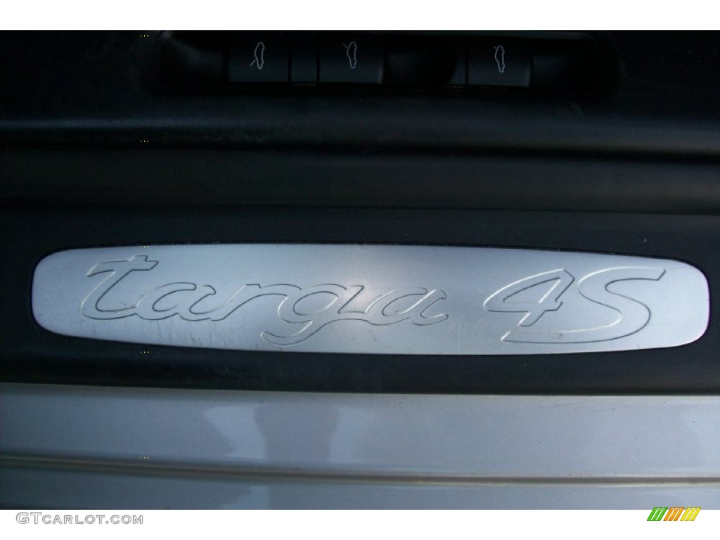 2008 911 Targa 4S - Arctic Silver Metallic / Stone Grey photo #11