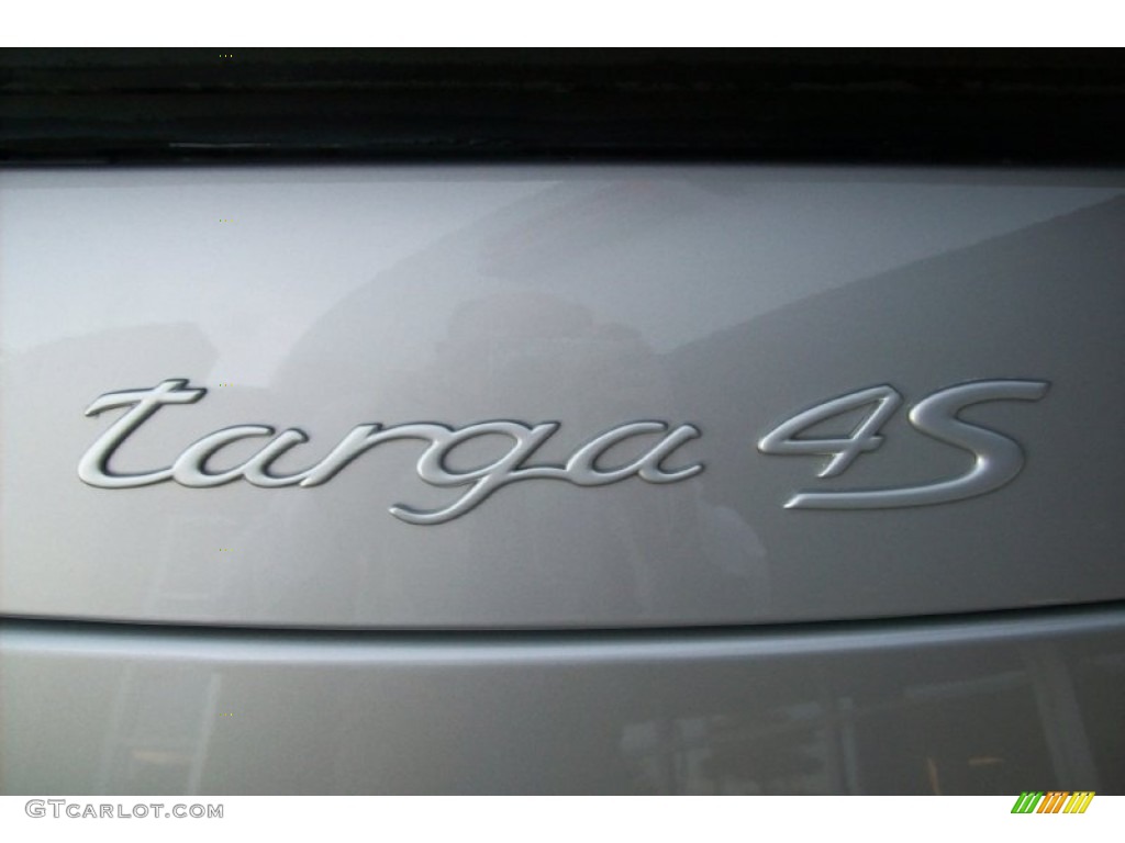 2008 911 Targa 4S - Arctic Silver Metallic / Stone Grey photo #15