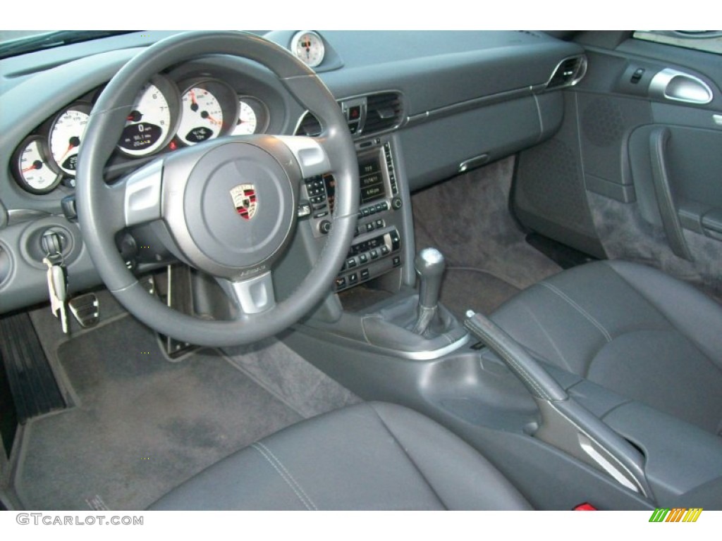 2008 911 Targa 4S - Arctic Silver Metallic / Stone Grey photo #17