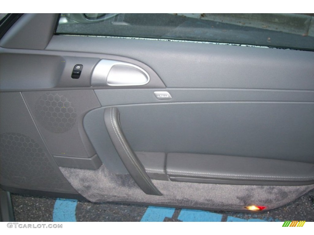 2008 911 Targa 4S - Arctic Silver Metallic / Stone Grey photo #33