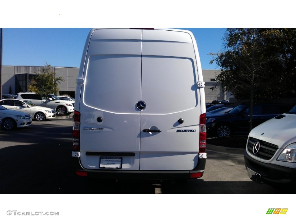 2012 Sprinter 3500 High Roof Extended Cargo Van - Arctic White / Lima Black Fabric photo #3