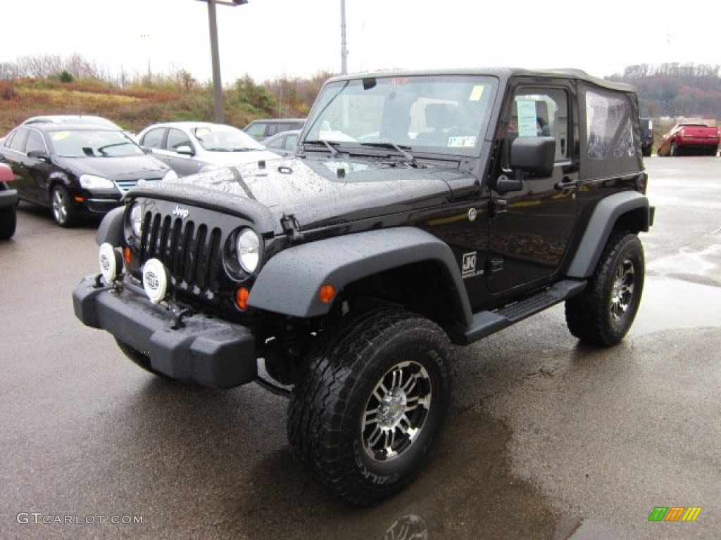 Black 2008 Jeep Wrangler X 4x4 Exterior Photo #56494062