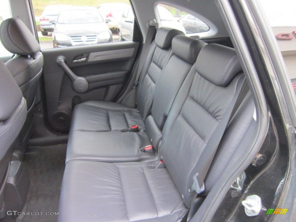 2008 CR-V EX-L 4WD - Nighthawk Black Pearl / Black photo #14