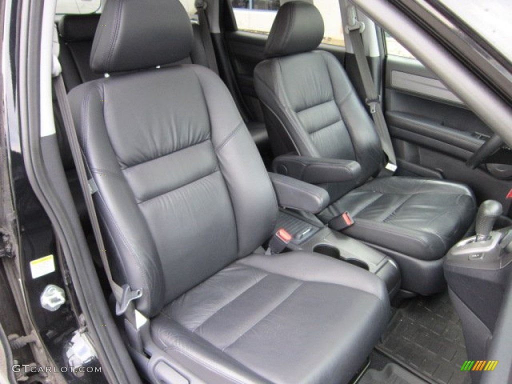 2008 CR-V EX-L 4WD - Nighthawk Black Pearl / Black photo #23