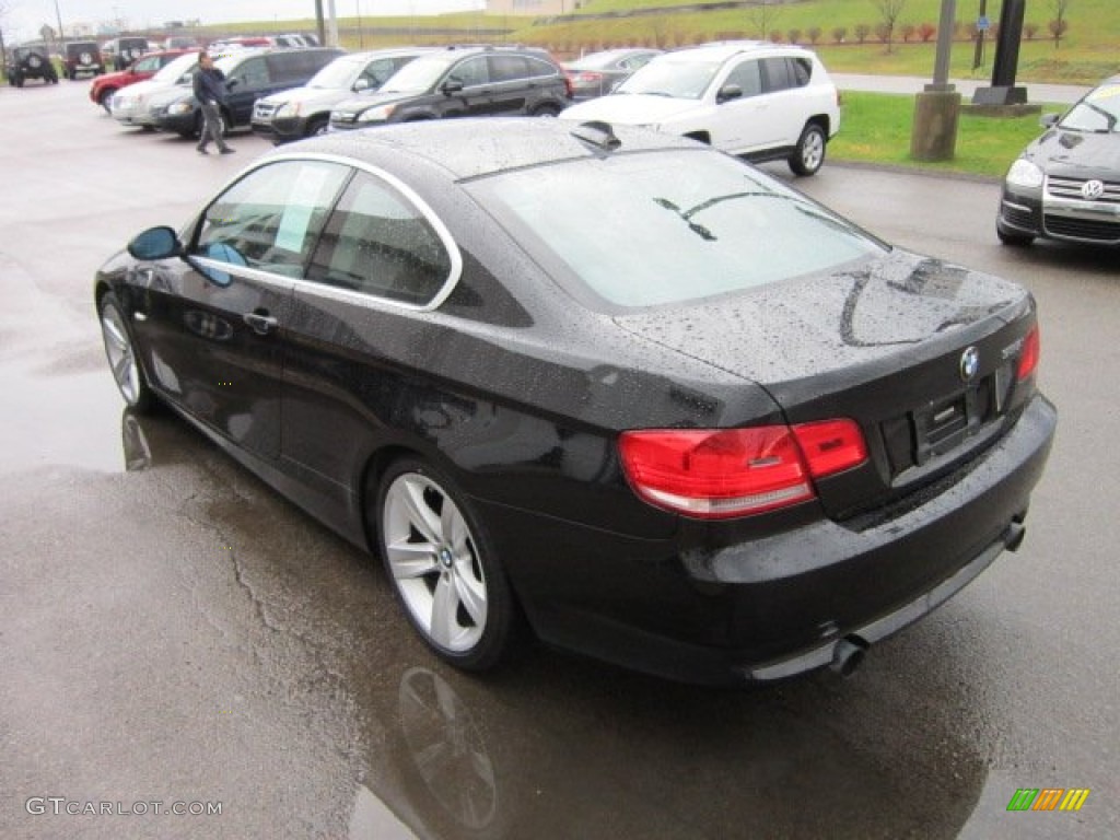 2008 3 Series 335i Coupe - Jet Black / Black photo #6