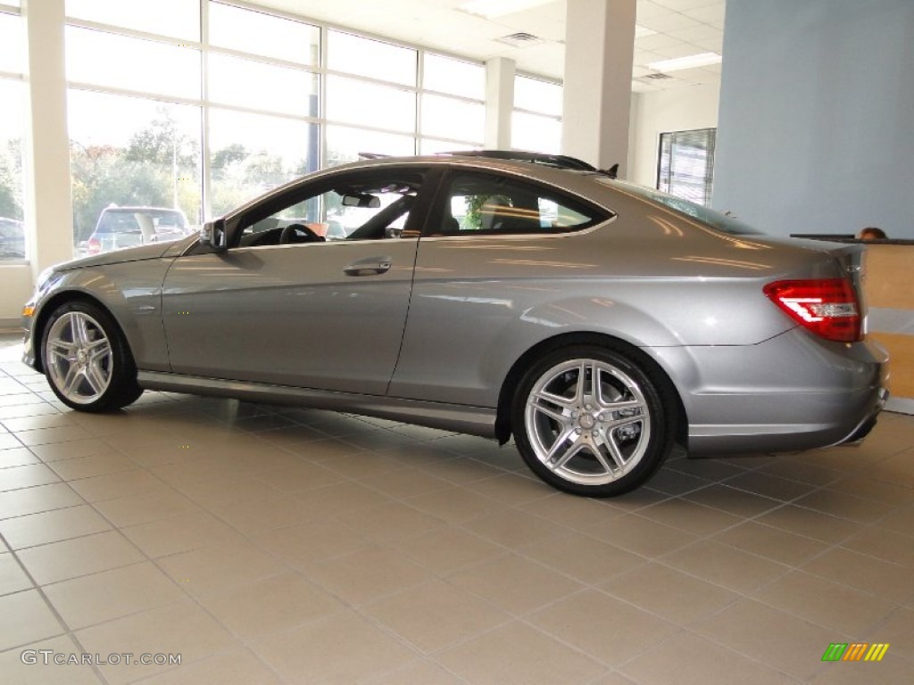 2012 C 250 Coupe - Palladium Silver Metallic / Ash photo #5