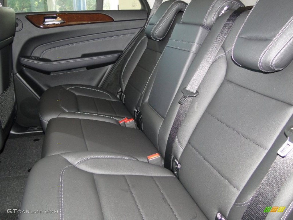 Black Interior 2012 Mercedes-Benz ML 350 4Matic Photo #56495925