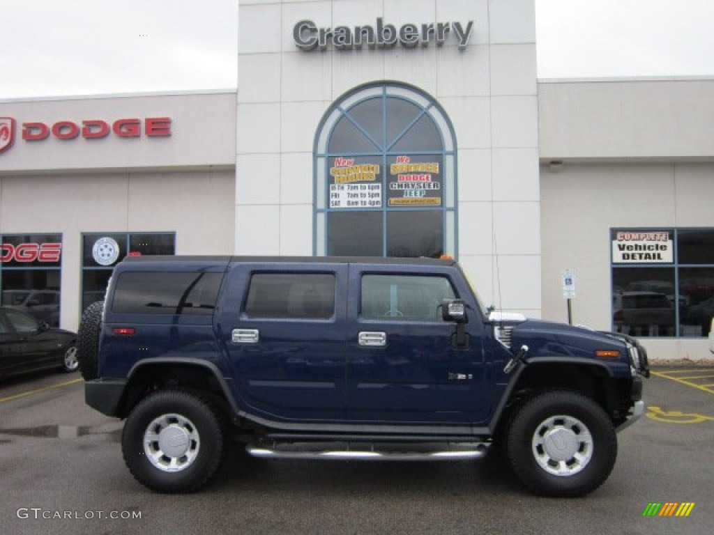 2008 H2 SUV - All-Terrain Blue / Ebony Black photo #1
