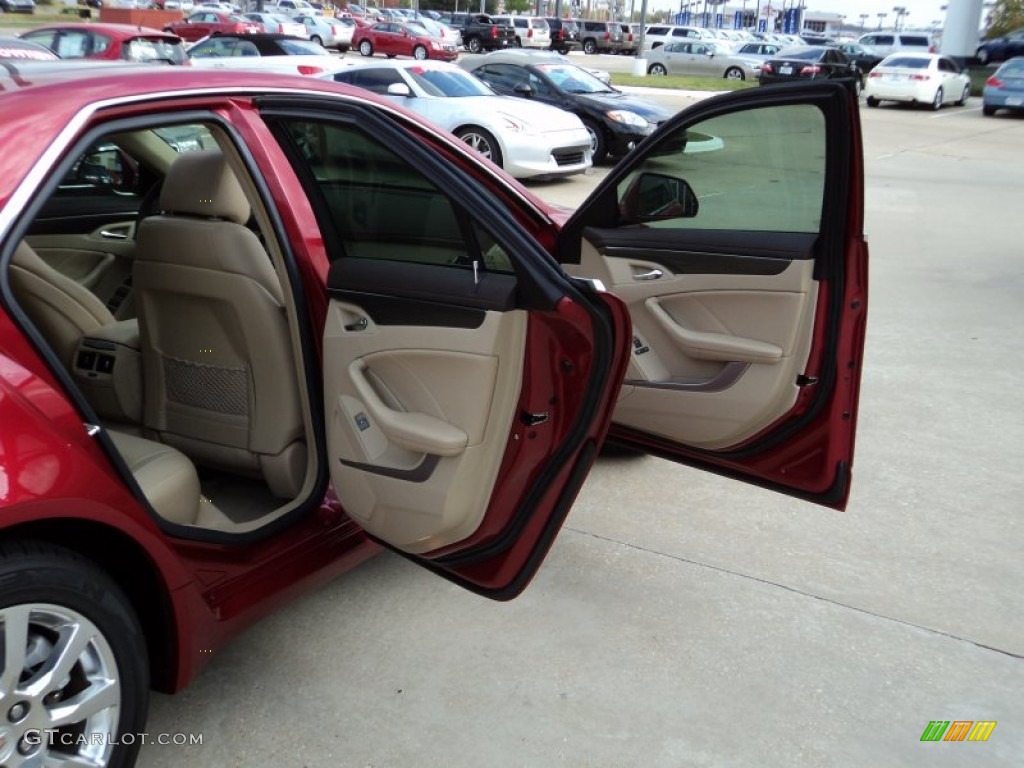 Cashmere/Cocoa Interior 2008 Cadillac CTS Sedan Photo #56496084
