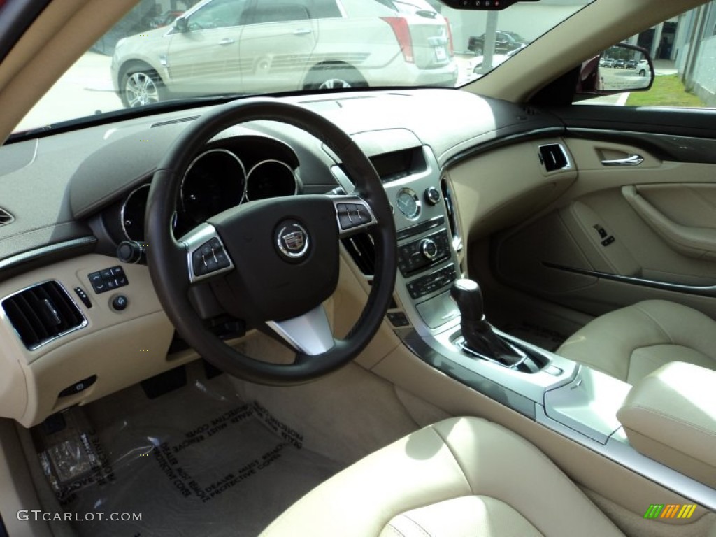 Cashmere/Cocoa Interior 2008 Cadillac CTS Sedan Photo #56496162
