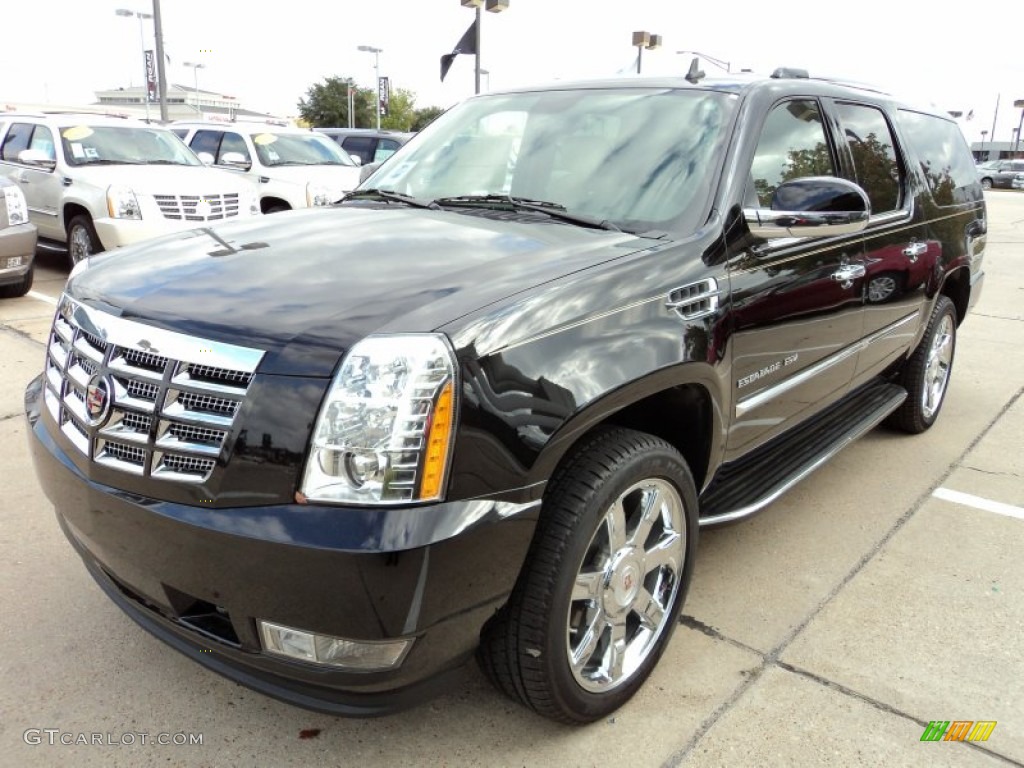 Black Raven 2012 Cadillac Escalade ESV Luxury Exterior Photo #56496765