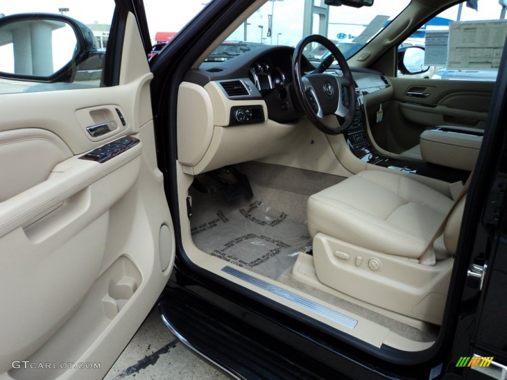 Cashmere/Cocoa Interior 2012 Cadillac Escalade ESV Luxury Photo #56496906