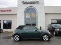 2010 British Racing Green Metallic Mini Cooper Convertible  photo #1