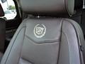 Embroidered Cadillac logo on seat