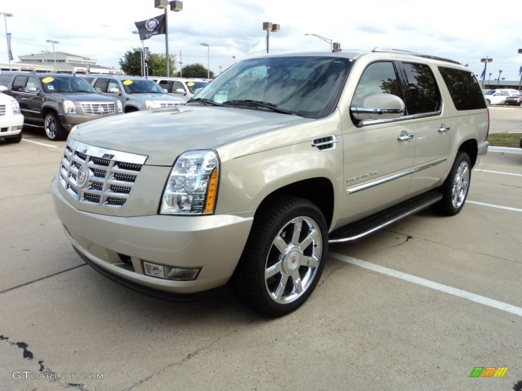 2012 Escalade ESV Luxury - Gold Mist Metallic / Cashmere/Cocoa photo #1