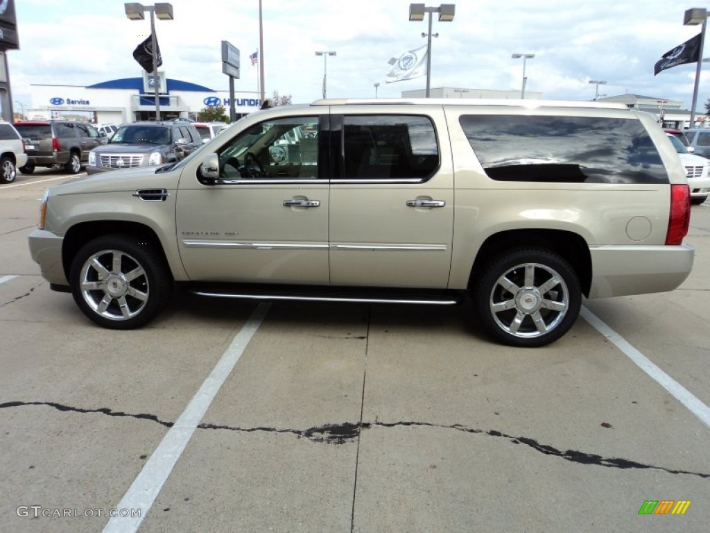 2012 Escalade ESV Luxury - Gold Mist Metallic / Cashmere/Cocoa photo #5