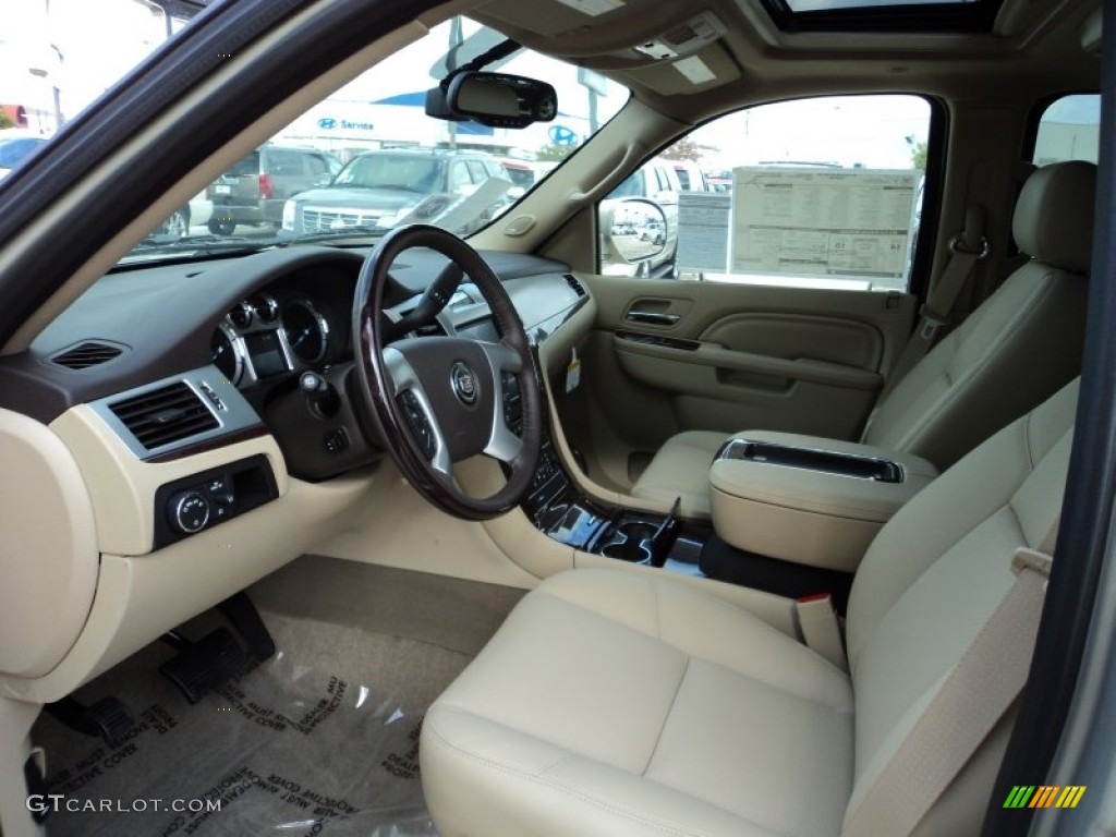 Cashmere/Cocoa Interior 2012 Cadillac Escalade ESV Luxury Photo #56497572