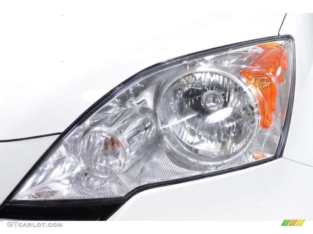 2009 CR-V LX 4WD - Taffeta White / Gray photo #4