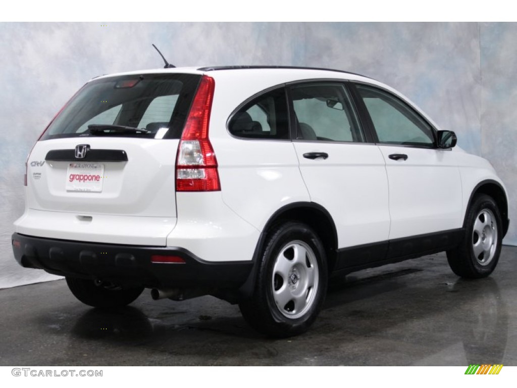 2009 CR-V LX 4WD - Taffeta White / Gray photo #8