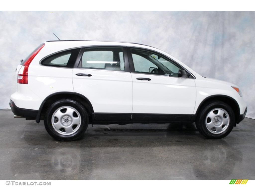 2009 CR-V LX 4WD - Taffeta White / Gray photo #10