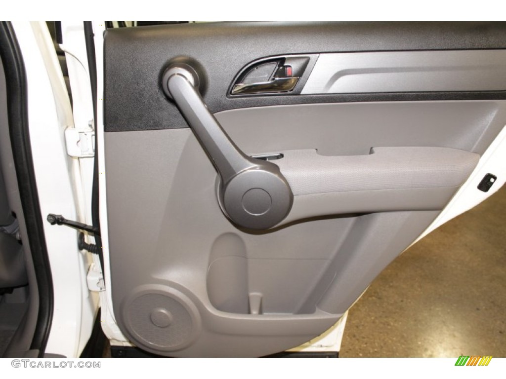 2009 CR-V LX 4WD - Taffeta White / Gray photo #13