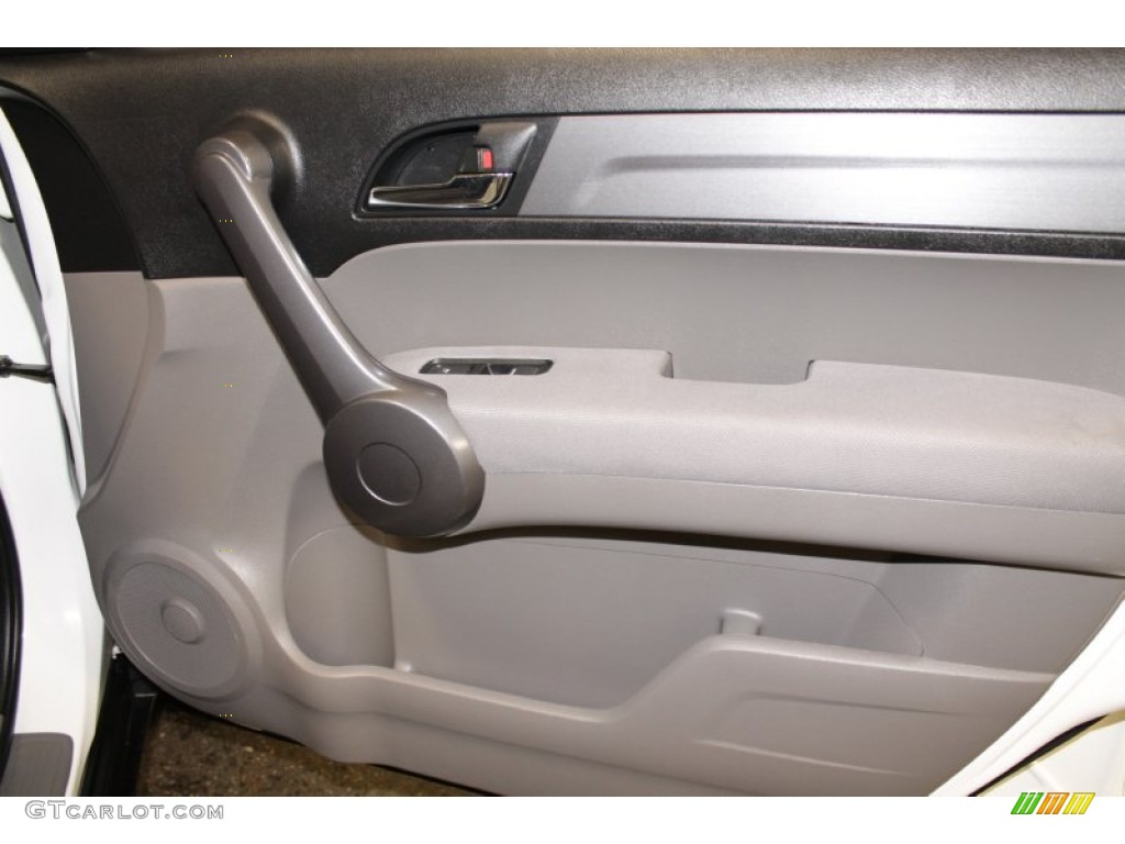 2009 CR-V LX 4WD - Taffeta White / Gray photo #15