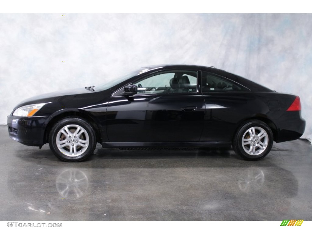 2006 Accord EX-L Coupe - Nighthawk Black Pearl / Black photo #3