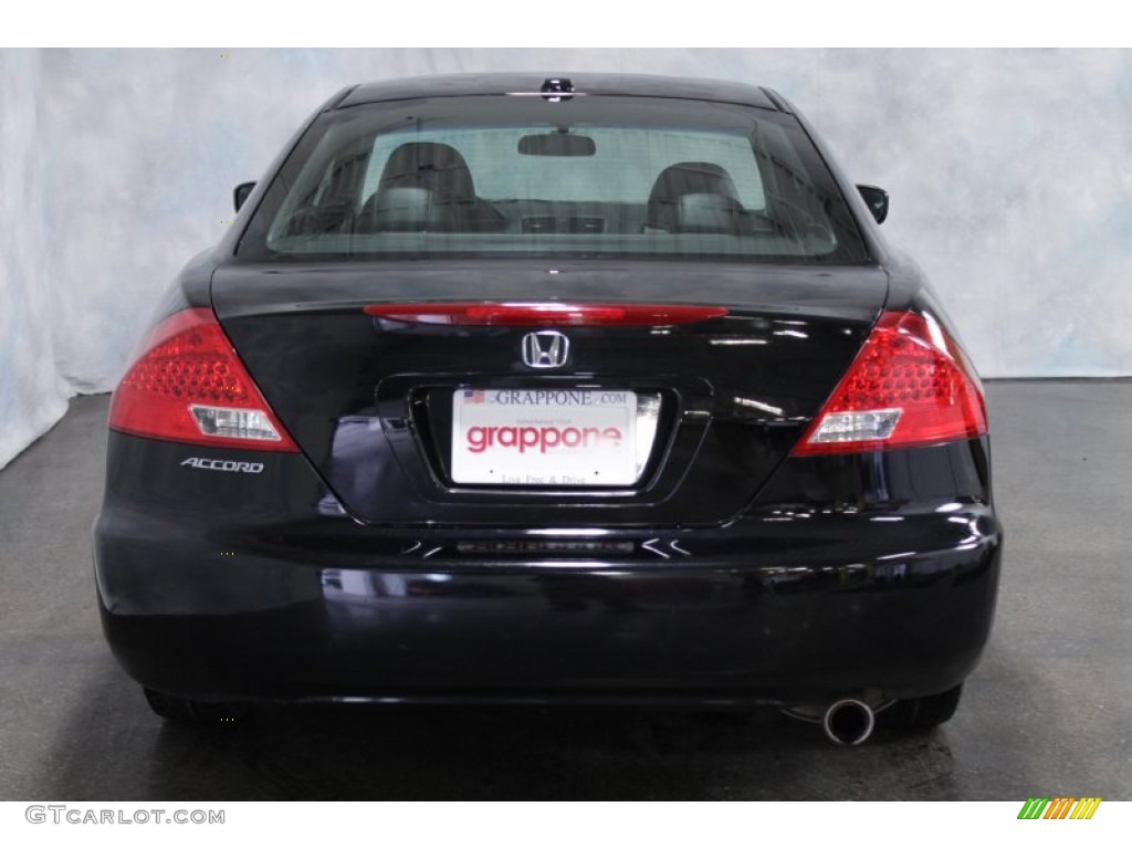 2006 Accord EX-L Coupe - Nighthawk Black Pearl / Black photo #9