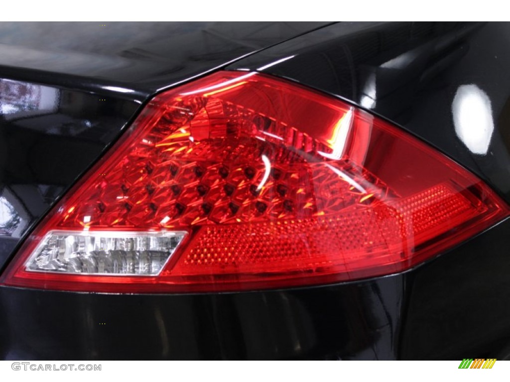 2006 Accord EX-L Coupe - Nighthawk Black Pearl / Black photo #11