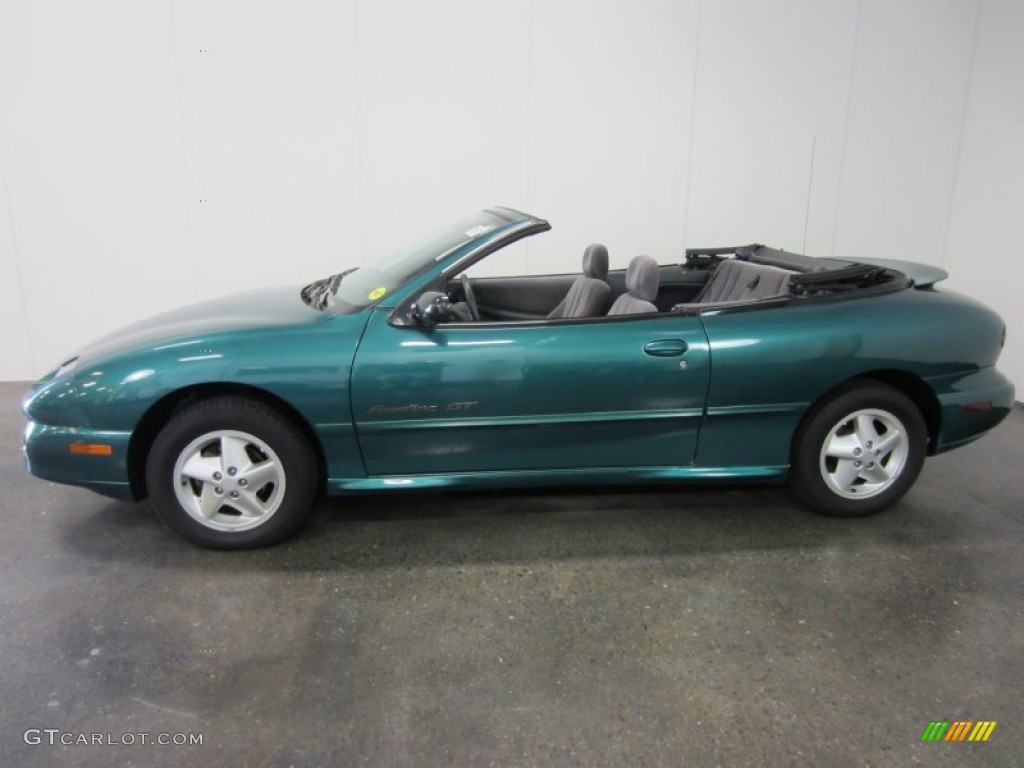 Medium Green Blue Metallic 1999 Pontiac Sunfire GT Convertible Exterior Photo #56499694