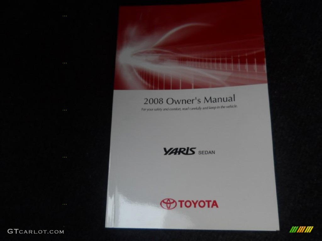 2008 Toyota Yaris S Sedan Books/Manuals Photo #56500221