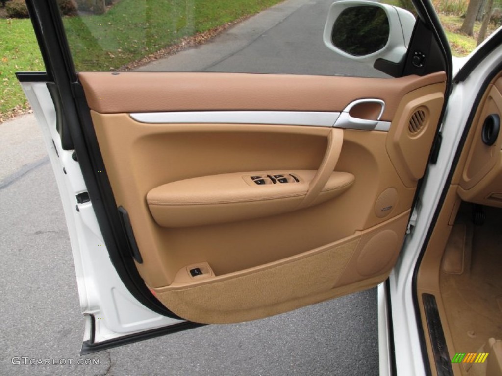 2008 Porsche Cayenne GTS Havanna/Sand Beige Door Panel Photo #56500413
